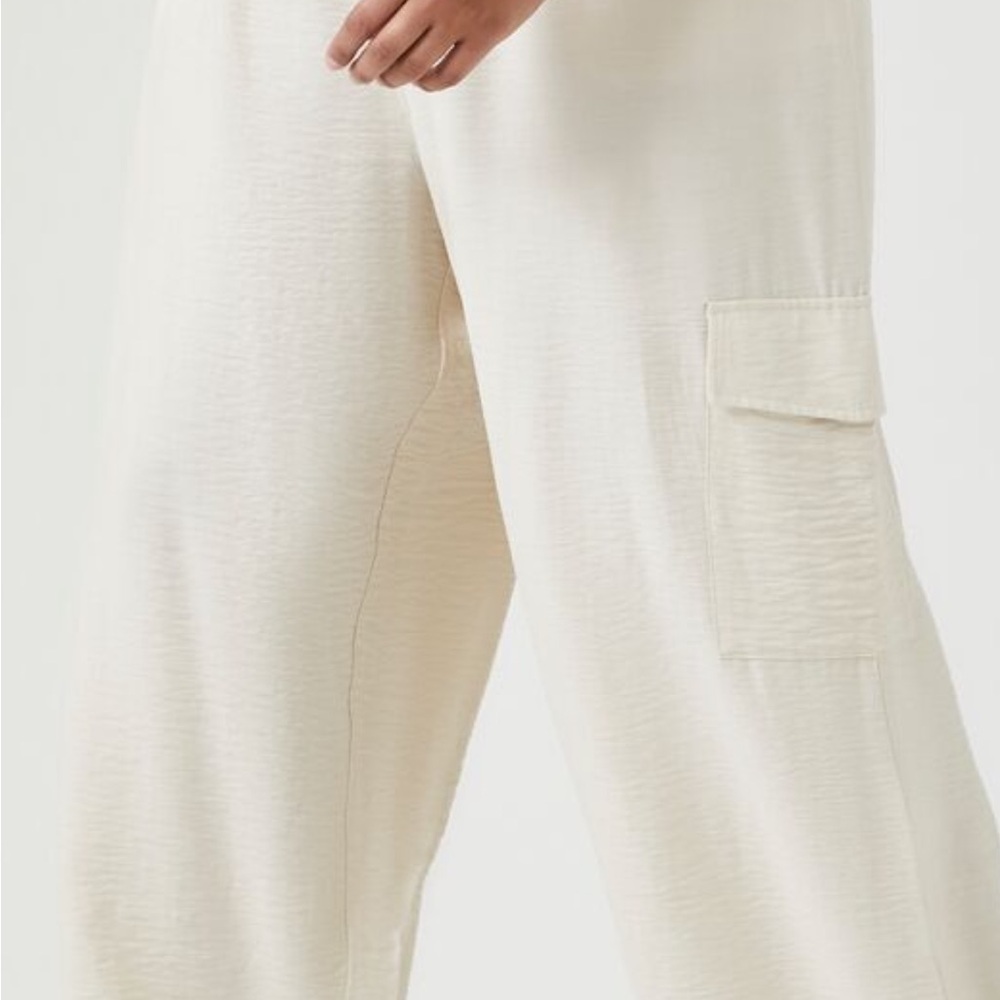 Forever 21+ - A pair of woven parachute joggers featuring toggle drawstring trim